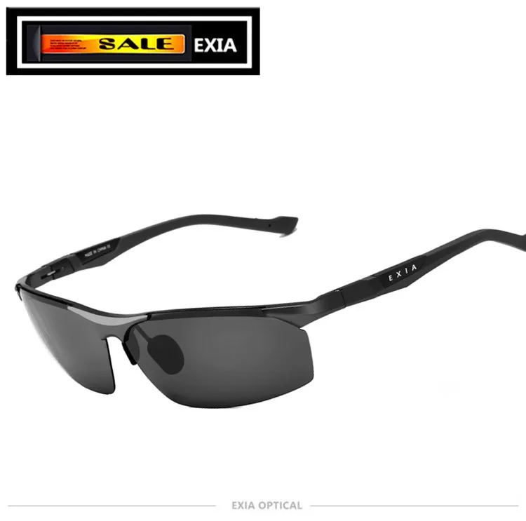 Черно серый линзы солнцезащитных очков алюминия и магния рамки KD 112 серии|Мужские