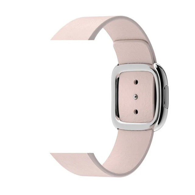 pink Спортивный ремешок из натуральной кожи для Apple Watch 4, 40 мм, 44 мм, 38 мм, 42 мм, сменный ремешок для iWatch 3, 2, 1 - Цвет ремешка: pink