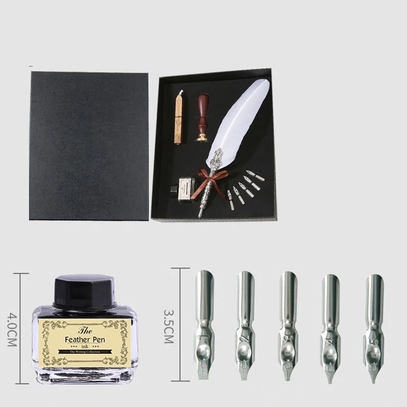 Антикварная авторучка в европейском стиле набор перьевой авторучки