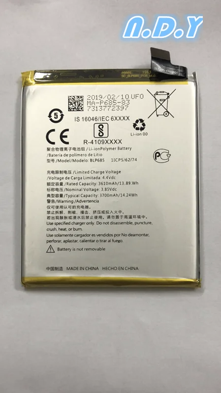 100% Оригинальный батарея BLP685 ONEPLUS 6 т 3700 мАч для Bateria батарейки телефон