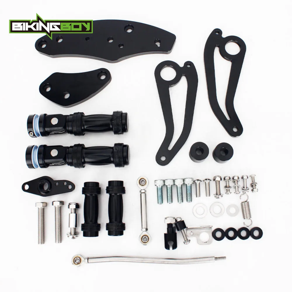 BIKINGBOY переднее управление подножки для KAWASAKI Vulcan VN 800 B Classic C E Drifter VN800A 95 96 97 98 99 00 01 02