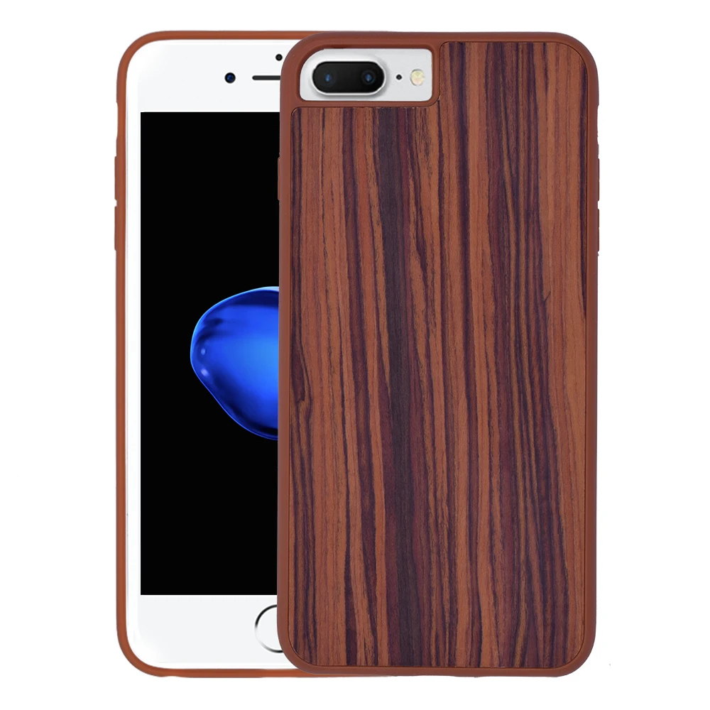 Роскошные деревянные случае изначально дерево ТПУ текстура древесины телефон