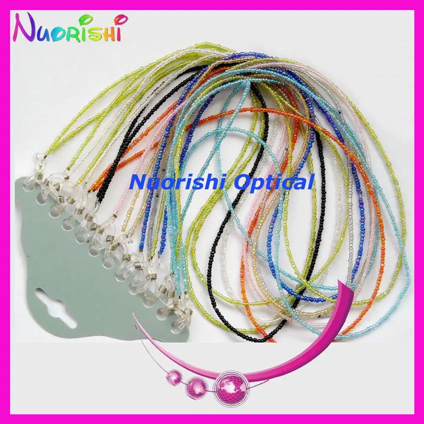 free shipping L801  beaded sunglasses chain neck cord string retainer strap lanyard holder eyeglass glasses retainer  12pcs