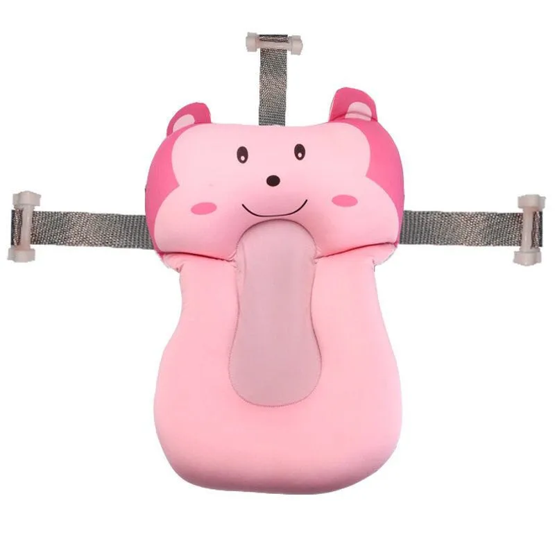 bathcushion2 Мультяшное детское сиденье для ванны с животными, переносная детская воздушная подушка, детское сиденье для ванны для новорожденного, Детская ванна, поддерживающие принадлежности для купания ребенка# TC - Цвет: bathcushion2