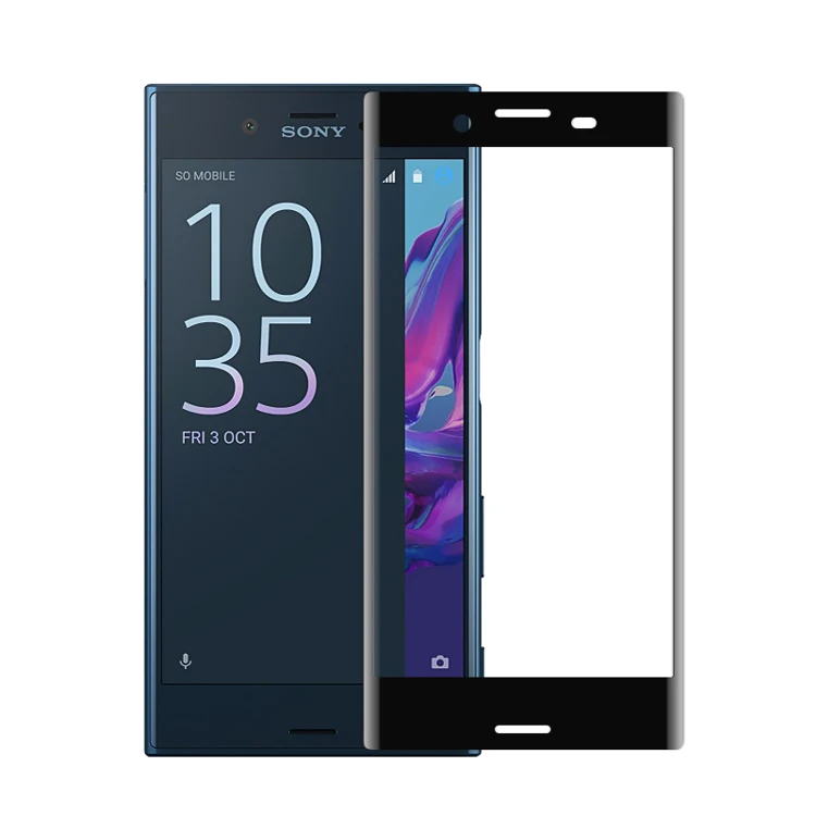 3D закругленные края полное покрытие закаленное стекло протектор экрана для sony Xperia XZ X Compact Защитная пленка для Xperia XC