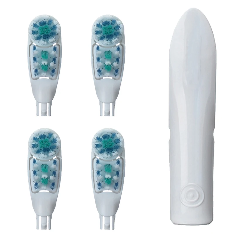 Насадки для зубной щетки Oral B 4 шт. сменные насадки с мягкой щетиной|soft bristles|replacement