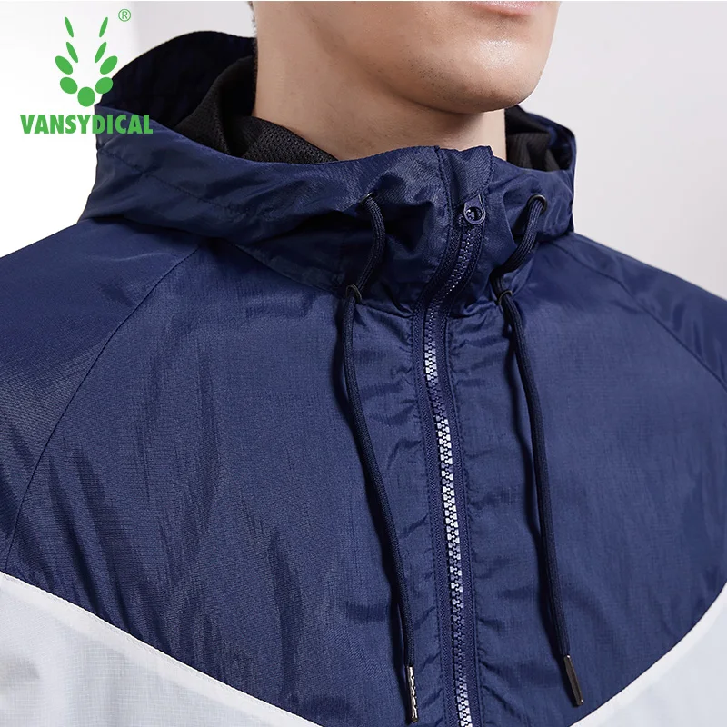 Теплые мужские куртки для бега одежда велоспорта на молнии пальто спорта