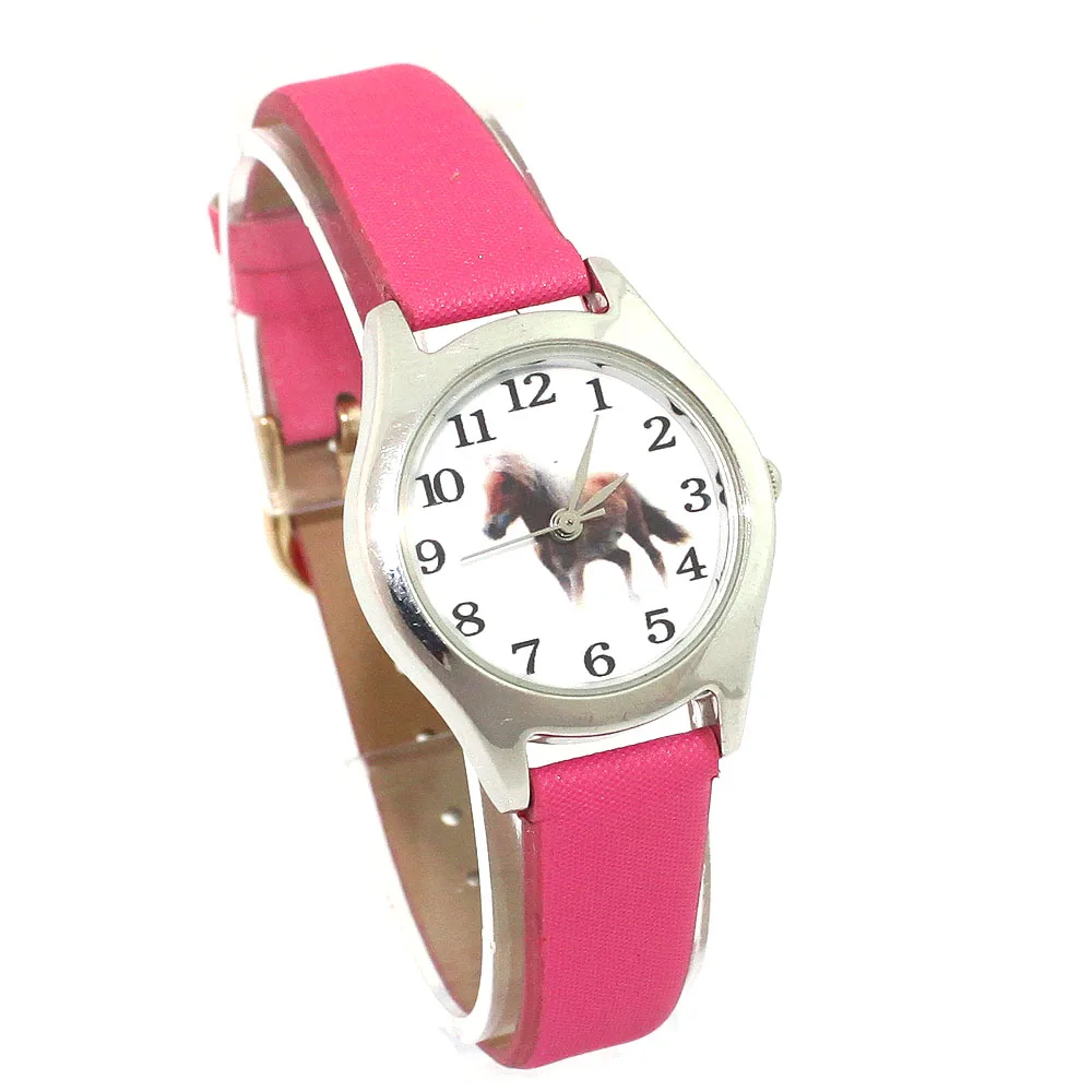 1 шт. женские кварцевые часы с изображением лошади|wristwatch brand|wristwatch womenwristwatch girl |