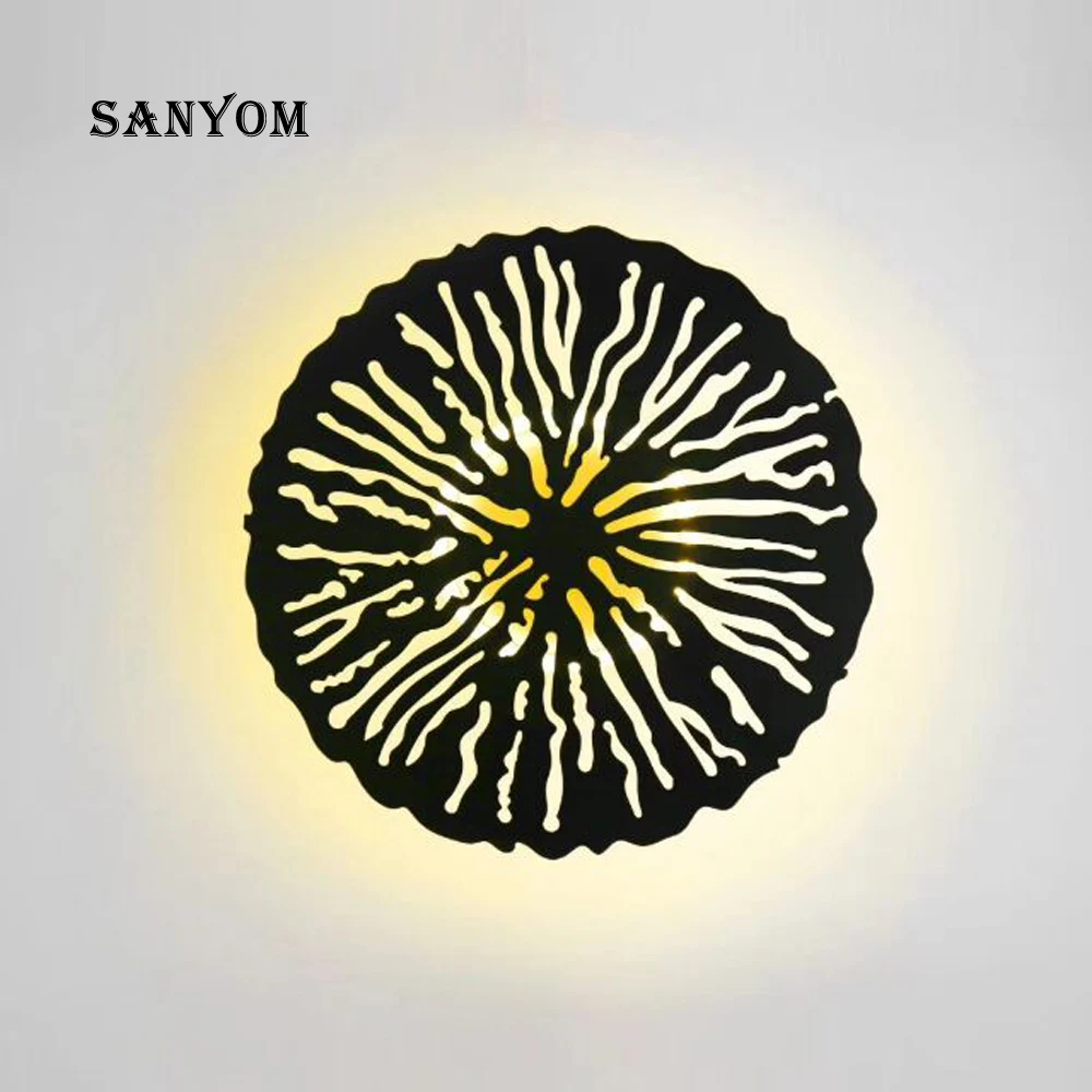 

Modern Simple wall lamp Wall Light Led bed lamp livingroom corridor bedroom building indoor restaurant decoration White Wrought