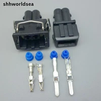 shhworldsea 3 5mm male and female 2pin kit wire harness auto connector 357 972 762 357 972 752