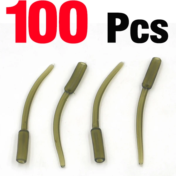 100PCS in bag MNFT 100 шт. мягкие встроенные свинцовые вставки, леска, свинцовые вставки, аксессуары для ловли карпа, идеально подходят для отбрасывания, встроенный свинцовый набор - Цвет: 100PCS in bag