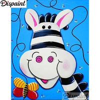 dispaint full squareround drill 5d diy diamond painting cartoon donkey 3d embroidery cross stitch home decor gift a12354