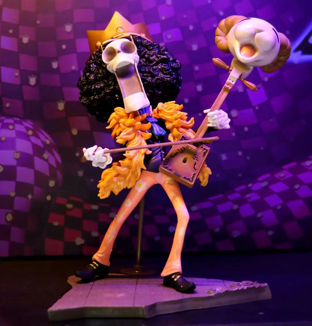 Аниме One Piece Brook играет Erhu 2018 китайский новый год Ver. Милая фигурка модель