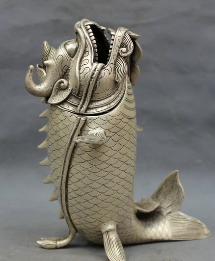 Оптовая продажа с фабрики 8 &quotНародная Китайский серебряный буддийский Дракон