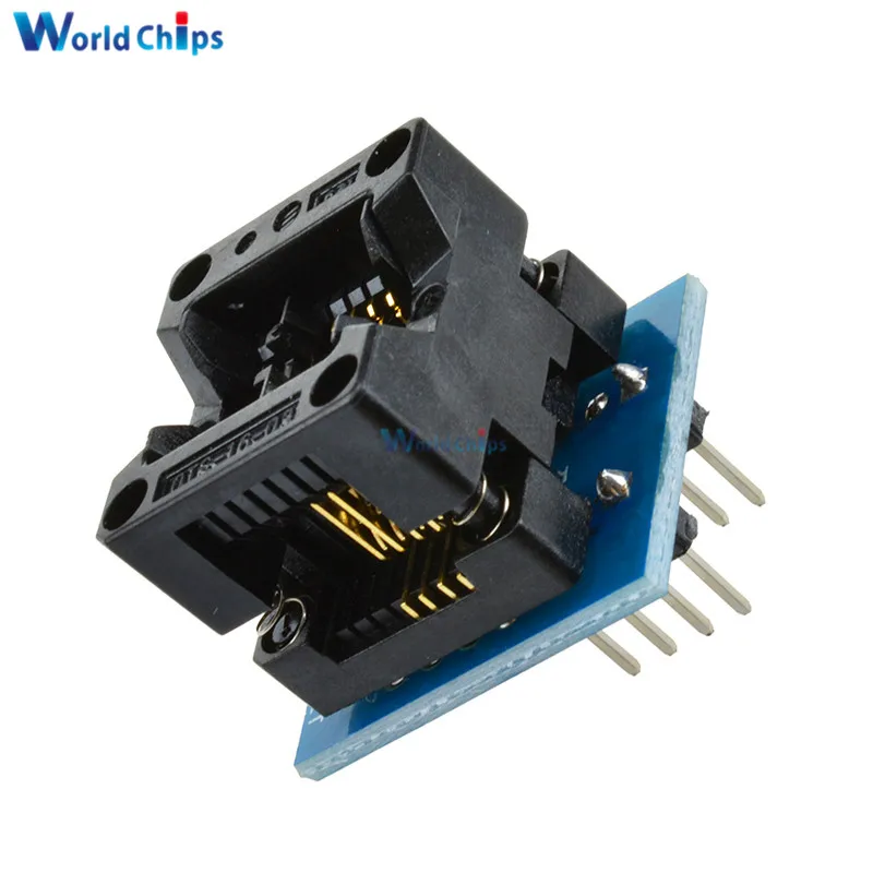 Diymore SOIC8 SOP8 К DIP8 адаптер программатора ЭЗ гнездо модуля преобразователя 150mil Лидер