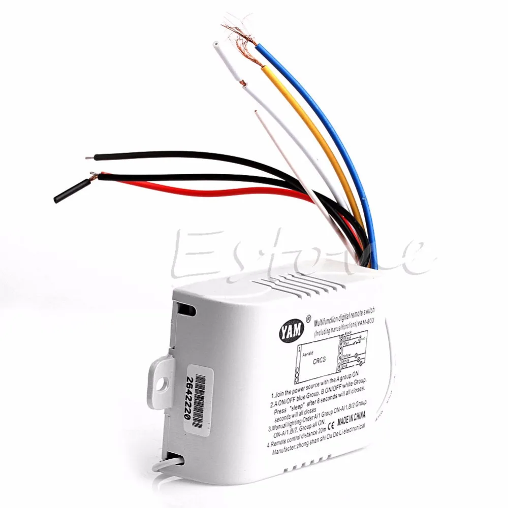 1/2/3 канала Lumiere Telecommande sans fil commutaeur Recepteur Transmetteur 2 L25|transmetteur|transmetteur |
