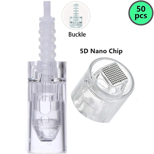 5D Nano 50 шт. картриджей подходит для Dr Pen M5/M7/N2 аксессуары Антивозрастная лицевая сторона шрам акне удаление морщин уход за кожей Красота Инструменты - Цвет: 5D Nano