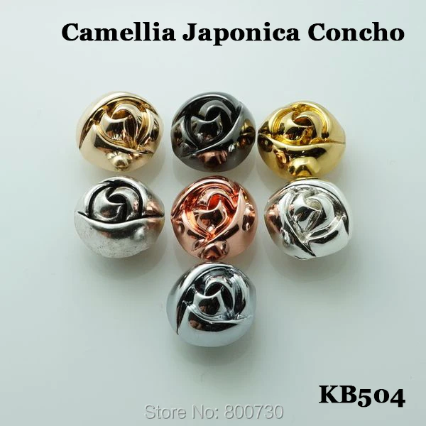 (KB504) 10 шт. 5/8 '' Western Conchos Camellia Japonica Concho Leathercraft|leathercraft|leathercraft conchos |