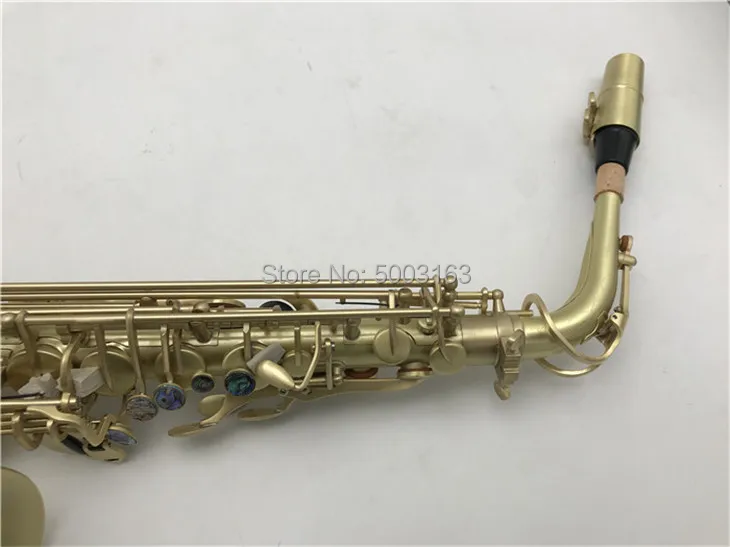 BULUKE плоский альт саксофон Eb Топ музыкальный инструмент Saxe Рисование процесс Sax