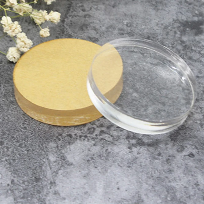 Высокий прозрачный акриловый блок для крафт бумага скрапбукинга украшения