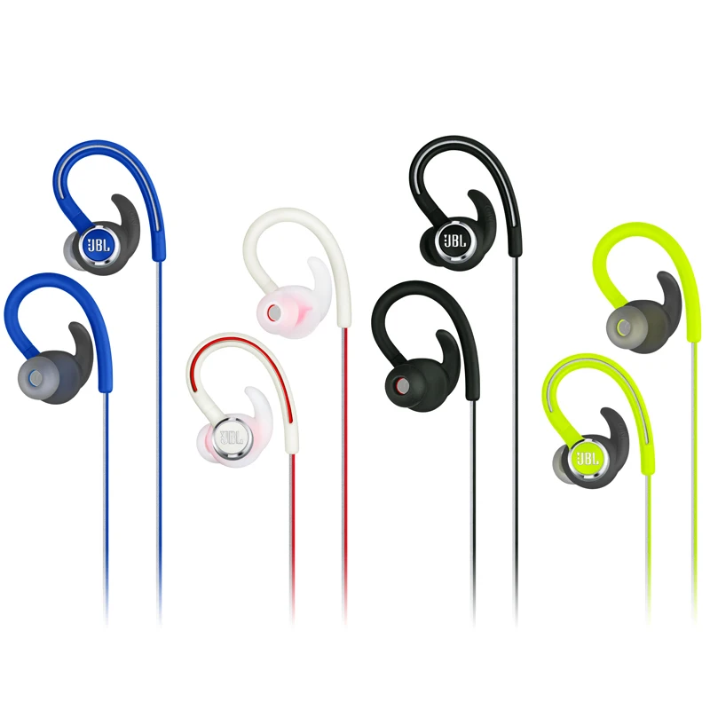 JBL Reflect Contour 2 Беспроводной Bluetooth спортивные наушники вкладыши с 3 кнопочный пульт