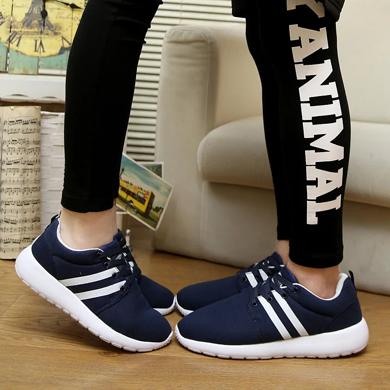 2017 осень новый завод прямые спортивная обувь холст мужчин и женщин любители мода