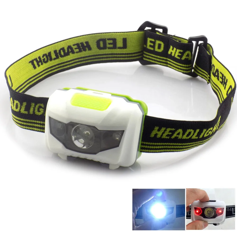 Головсветильник мини фонарь с 3 светодиодами 4 режима|battery powered fans for camping|battery operated