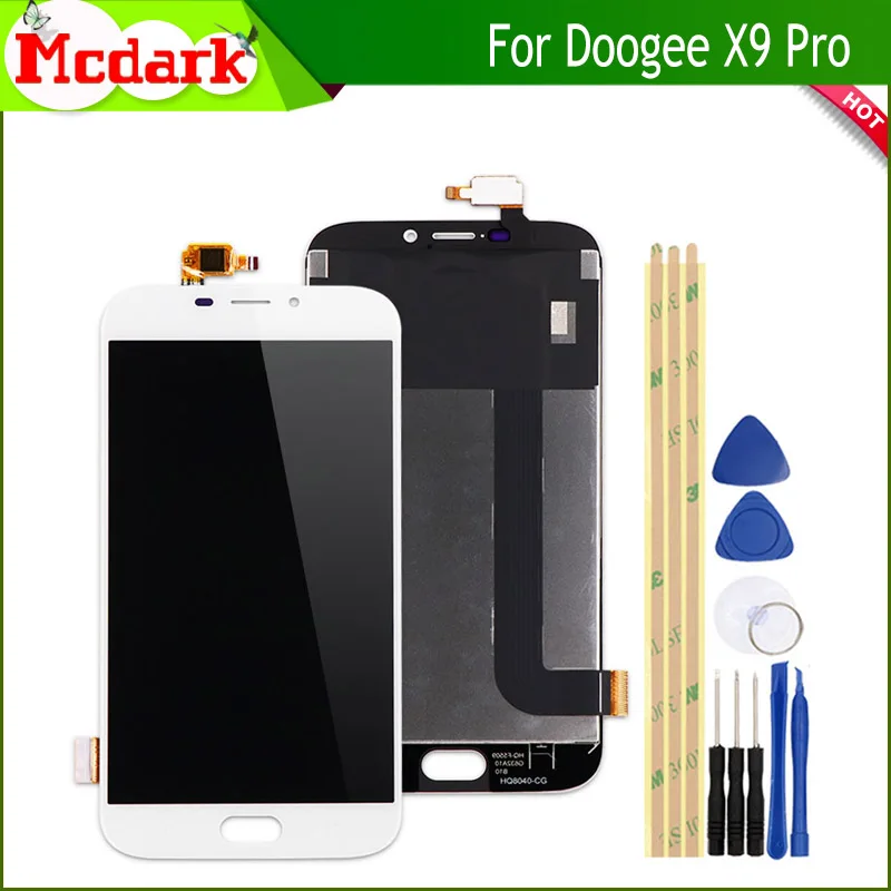 ЖК-экран для Doogee X9 Pro 5 дюйма сменный ЖК-дисплей + сенсорный экран смартфона