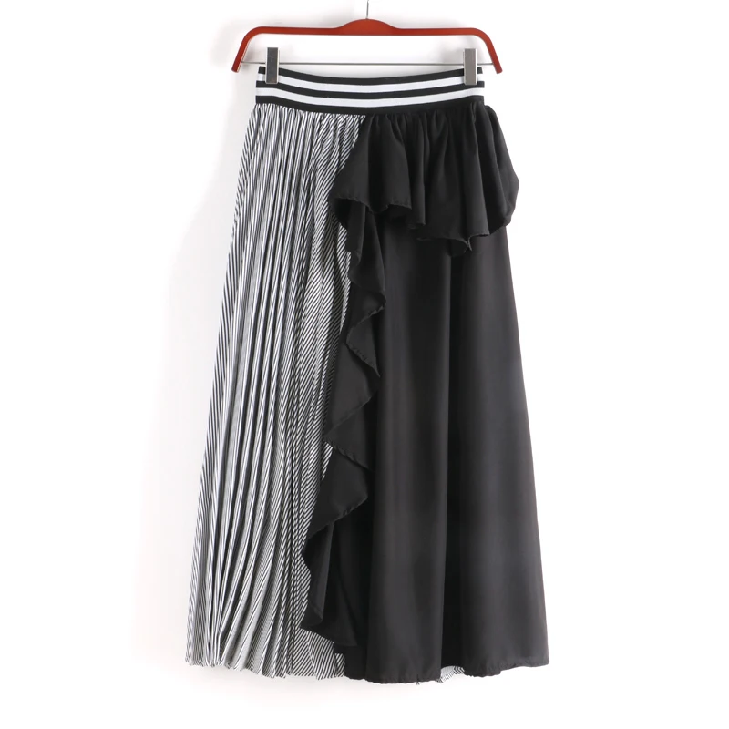 Женская юбка CHICEVER летняя эластичная с высокой талией|Женские юбки| |