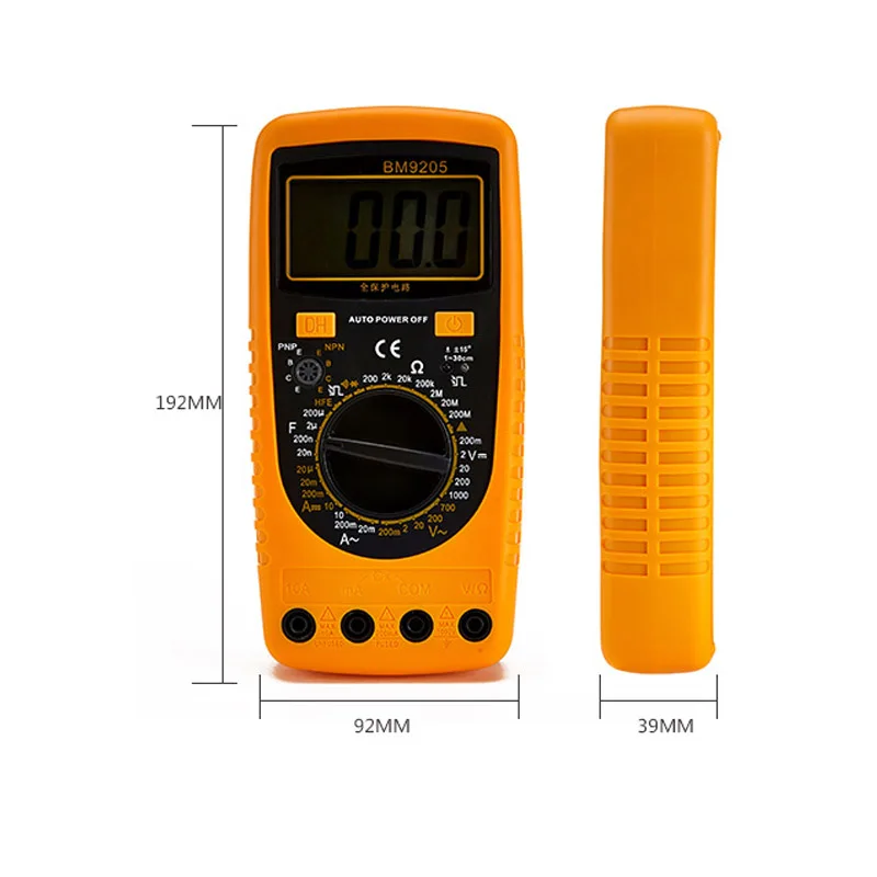 Professional Multimeter Accurate Measuring Voltage Current Resistance Capacitance Meter Digital LCD Display Electric Tool | Инструменты