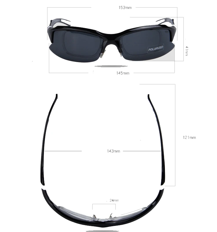 2018 Мужские поляризационные солнцезащитные очки с клипсой gafas sol спортивные для