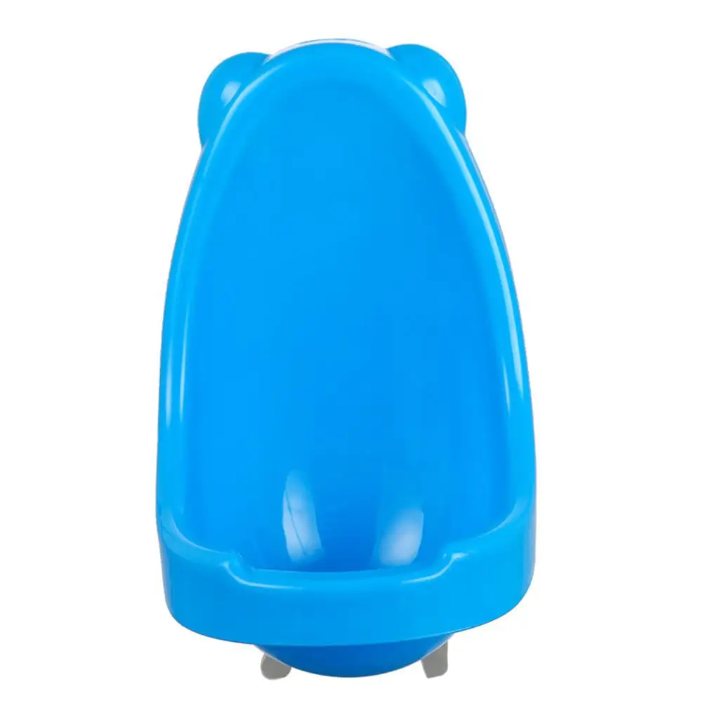 Blue Портативный одноцветное Пластик дети стоял горшок туалет писсуар настенный Дети малышей тренировочные Ванная комната висит Пи Тренер - Цвет: Blue