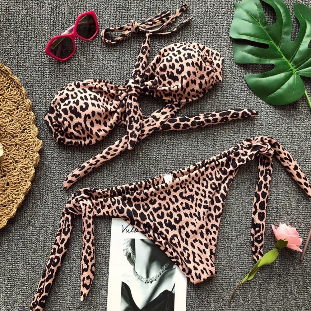 

Sexy Bikini Set Printed Bikini Brazilian Swimsuit Brazilian Swimwear Vintage Bathing Suit Printed Bikini Bottom