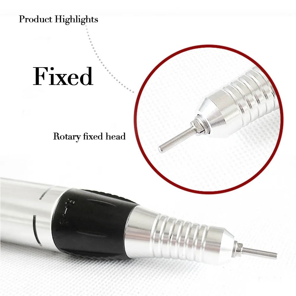 30000 об/мин черная электрическая дрель для ногтей пилка дизайна маникюрная машина