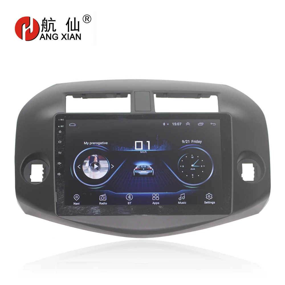 Автомагнитола HANG XIAN 10 &quot 4 ядра Android 8 1 для Toyota RAV4 2007 2011|Автомагнитолы| |