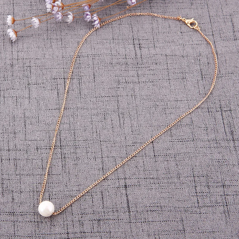 1 шт. кулон с жемчугом Колье Золотая цепь ожерелья Свадебные ювелирные изделия