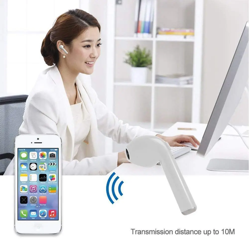 Топ предложения Bluetooth наушники HBQ i7 TWS запатентованный продукт беспроводной