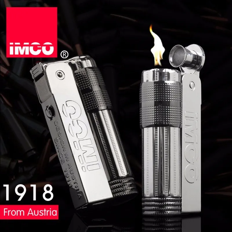 Подлинная Зажигалка для масла IMCO 6700, черный логотип из нержавеющей стали, бензин, керосин, зажигалки для бензина, зажигалки для сигарет