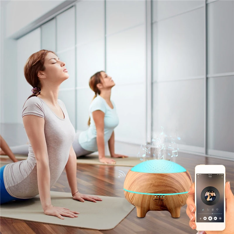 300 мл Арома эфирные масла диффузор Bluetooth музыкальный динамик ультразвуковой