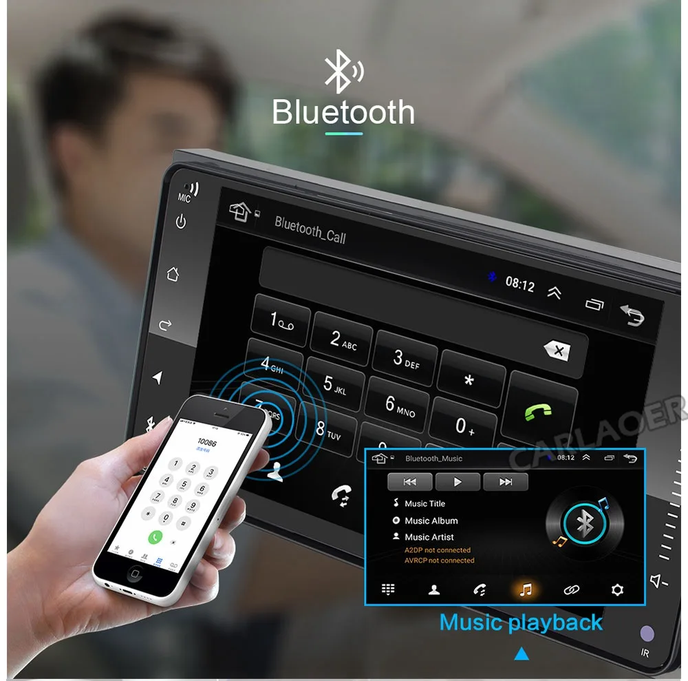 2 din, android 8,1, универсальный автомобильный мультимедийный плеер, автомагнитола, стерео для toyata VIOS CROWN CAMRY HIACE PREVIA COROLLA RAV4