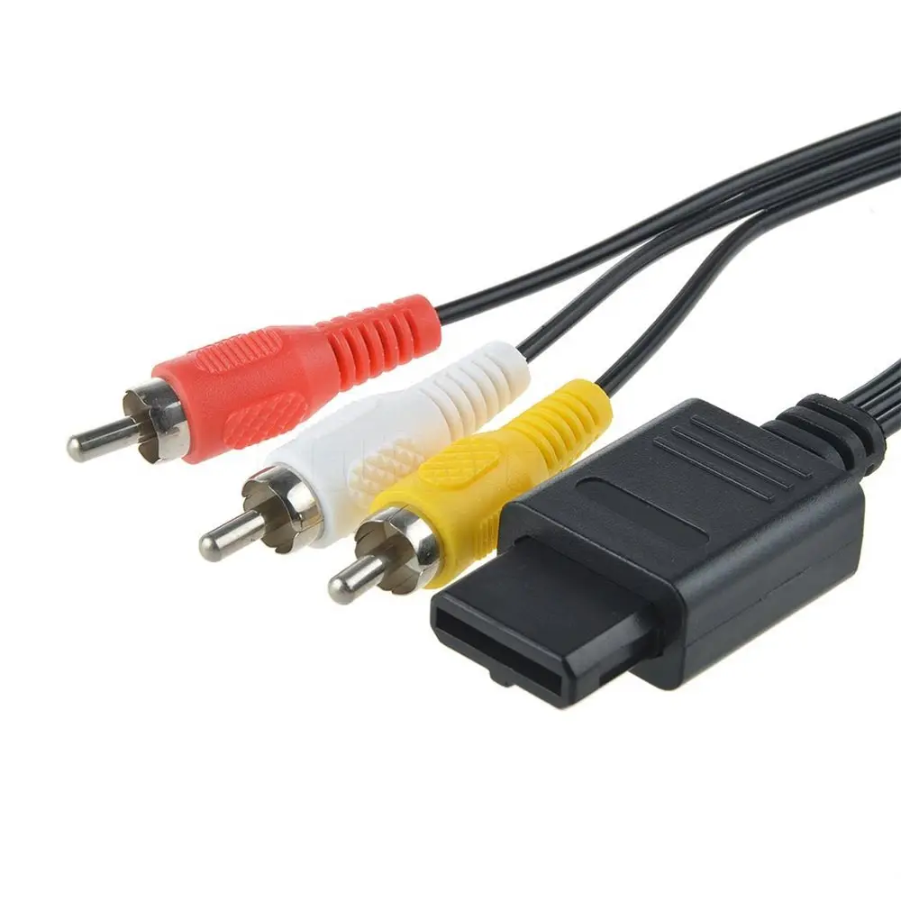 2017 10 шт./лот аудио телевизионный кабель AV RCA Универсальный композитный для N64