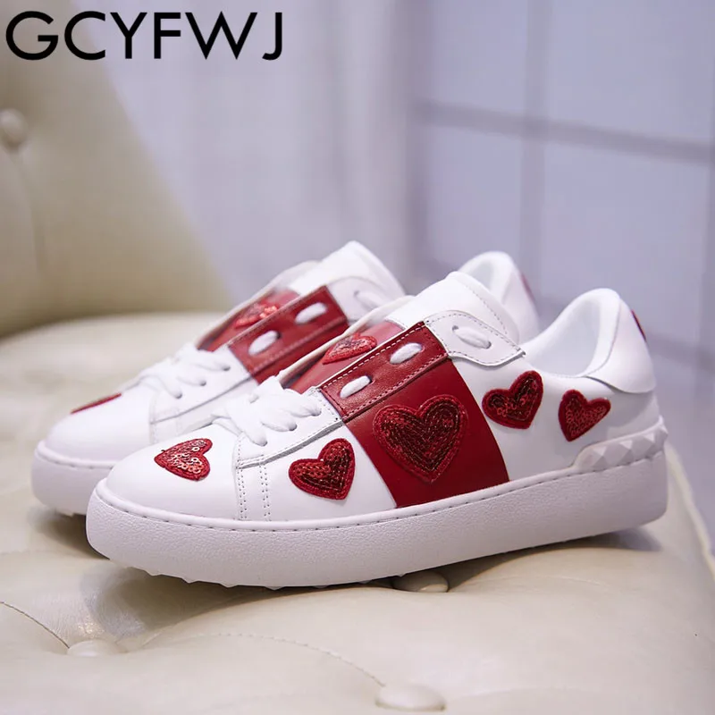 GCYFWJ/Женская обувь женские кроссовки на шнуровке с блестящей вышивкой в форме