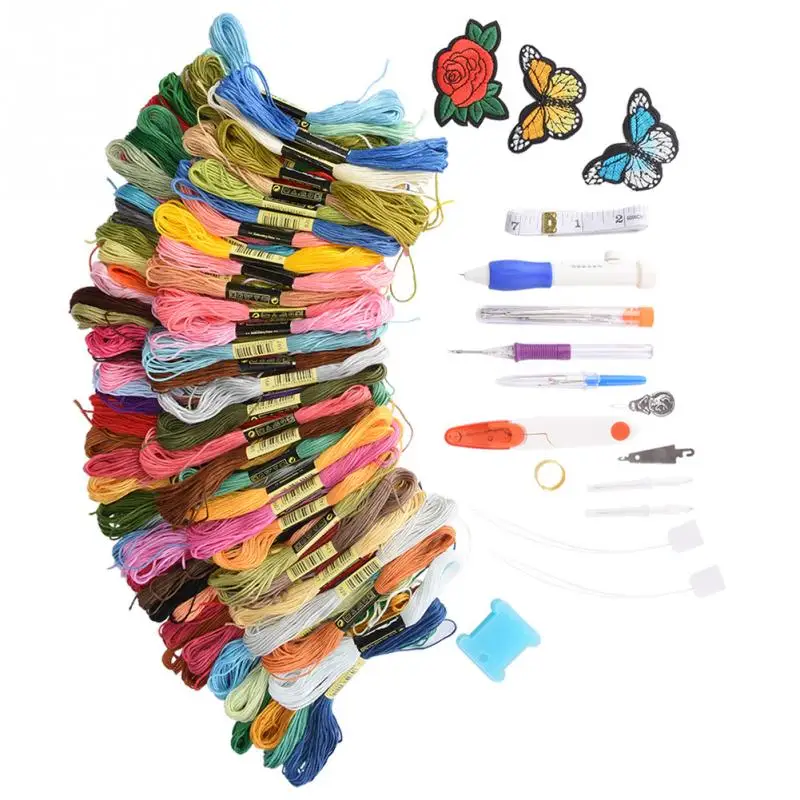 Волшебная вышитая ручка с иглой набор инструментов для рукоделия шитья вязания