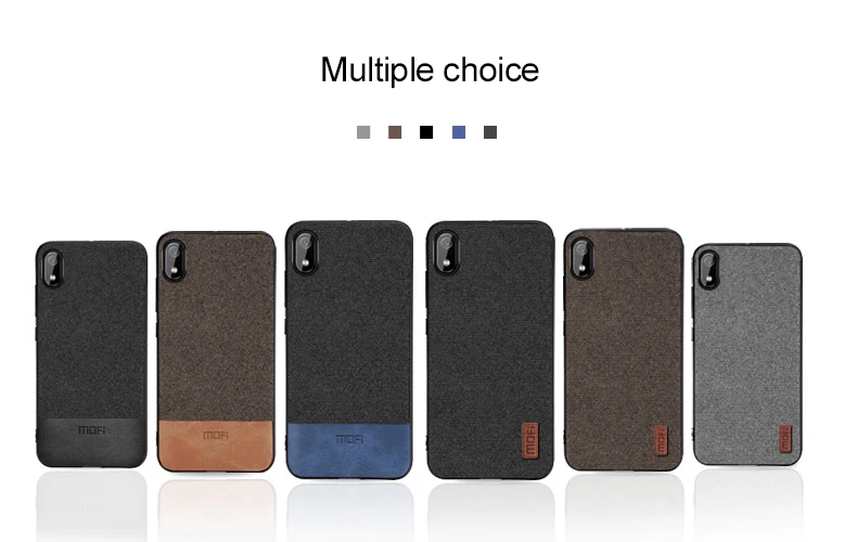 Для Xiaomi Redmi 7A чехол противоударный чехол MOFi Redmi 7A capas coque защитный хлопковый тканевый деловой чехол