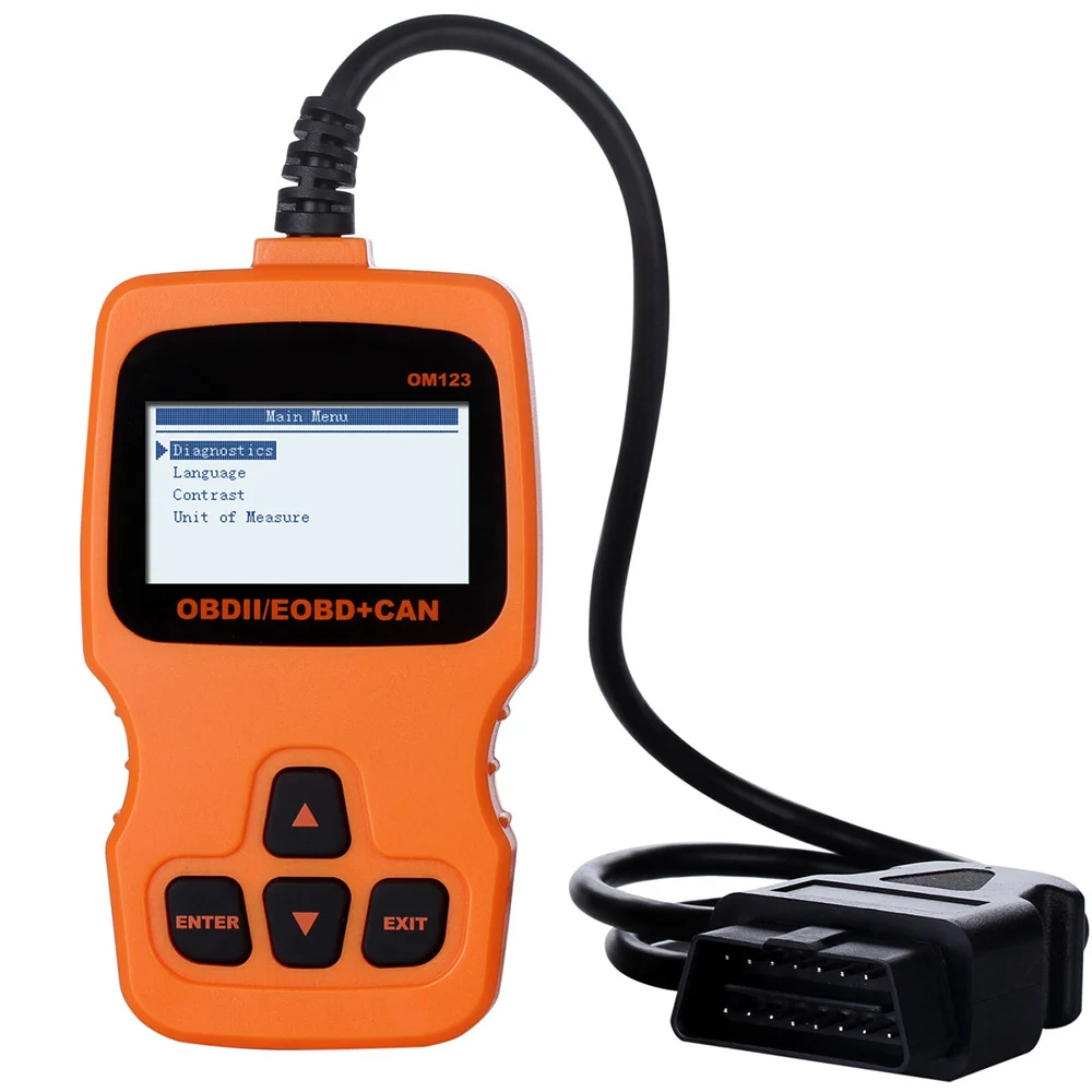 ODB2 Авто сканер читать и четкий неисправности свет Code Reader ELM327 OM123 OBD2 автомобильной Автомобильный сканер для диагностики отличного качества инструмент