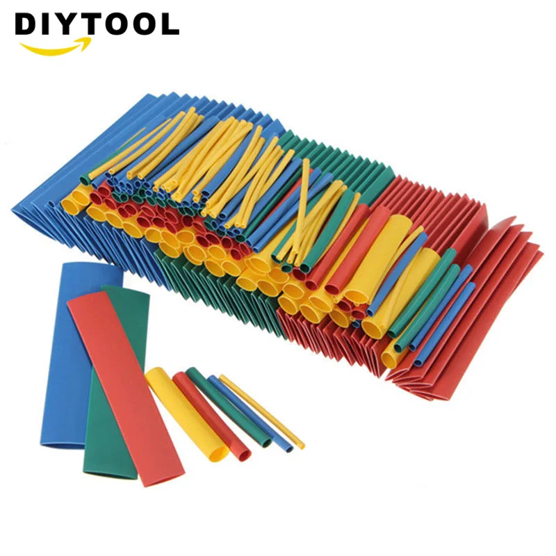 328 шт. Ассорти Полиолефиновая термоусадочная трубка Кабельные муфты Обёрточная