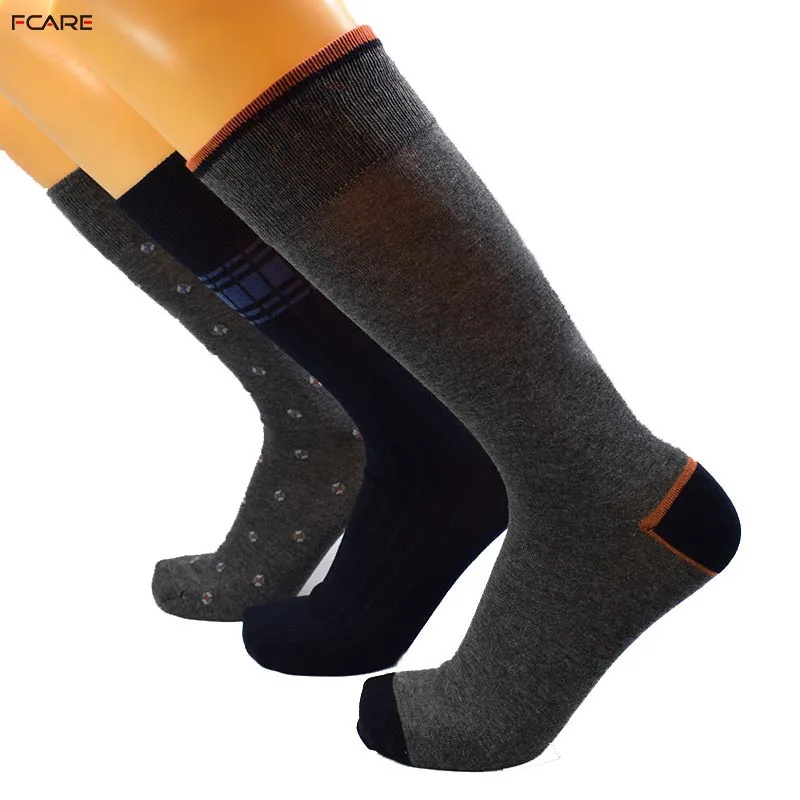 Носки Fcare мужские 6 шт. = 3 пары calcetines 44 45 46 47 большие размеры весенне зимние длинные