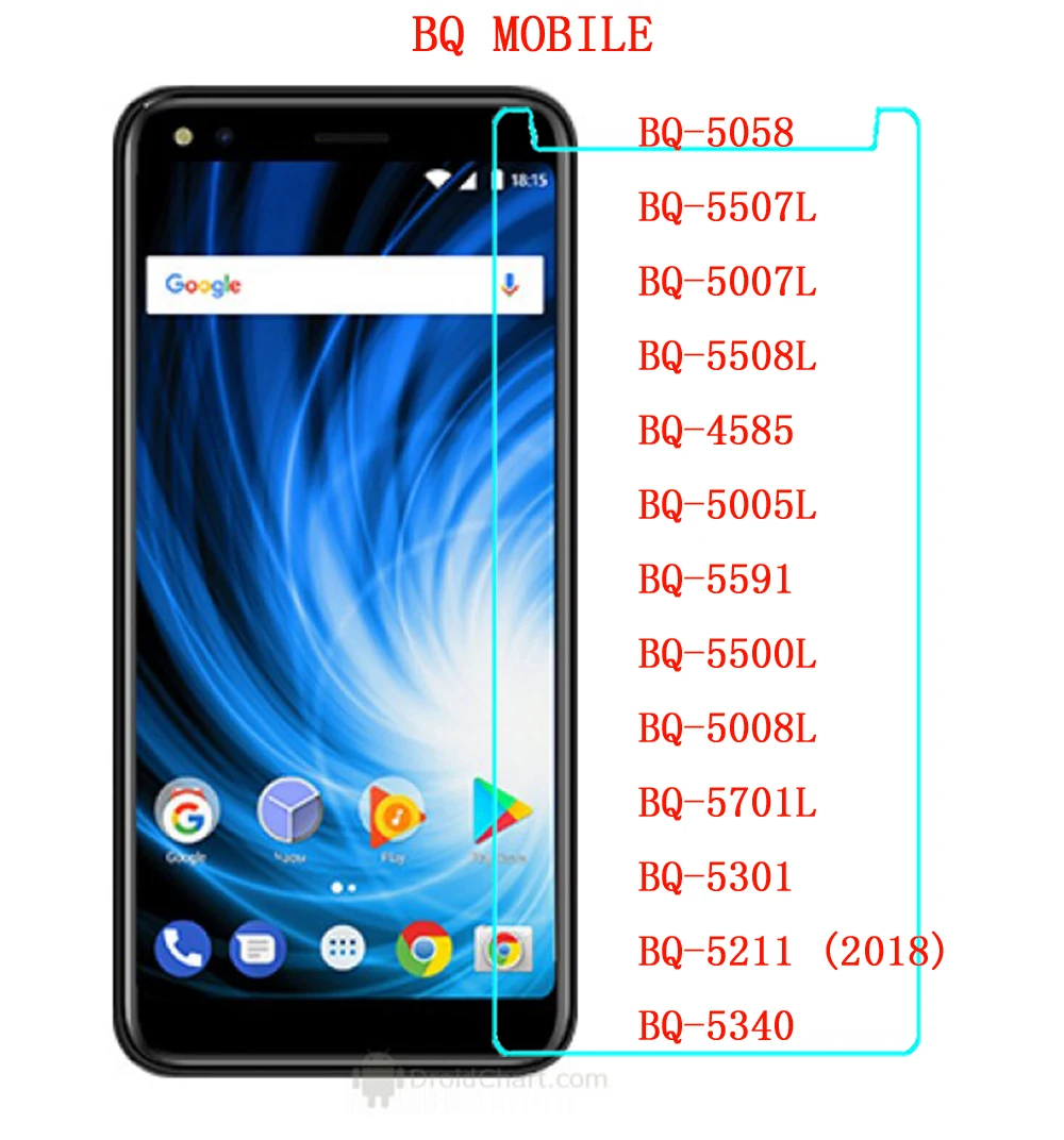 Закаленное Стекло пленка для BQ bq 5058 5507L 5007L 5508L 4585 5005L 5591 5500L 5008L 5701L 5301 5211 (2018) 5340
