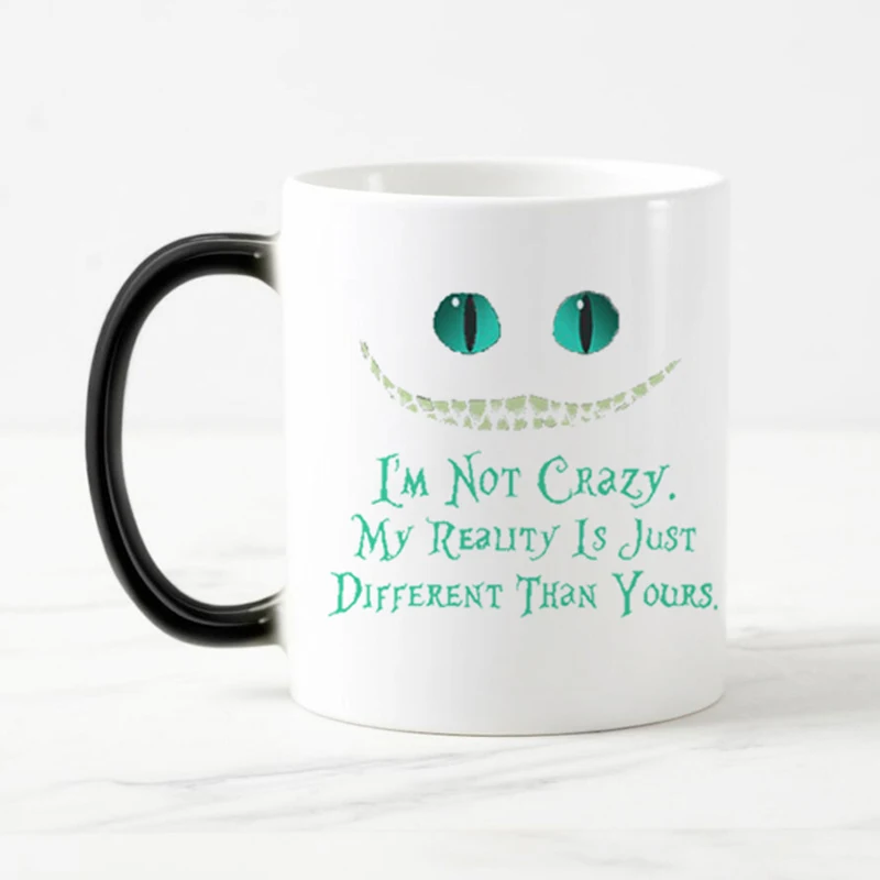 ceramic mug Забавные улыбающееся лицо Цвет изменение Кофе кружки термочувствительные Магия Чай кружка в качестве подарка для друга - Цвет: ceramic mug