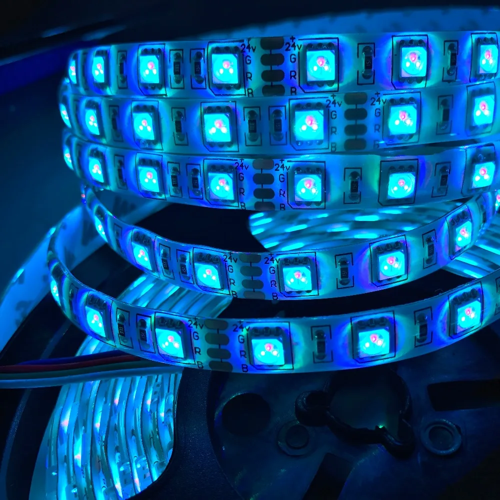 Светодиодный светильник 12 в пост. Тока 24 5050 SMD 5 м 300 светодиодный 60/м| |